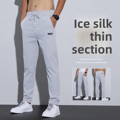 Ice Silk Casual Pants