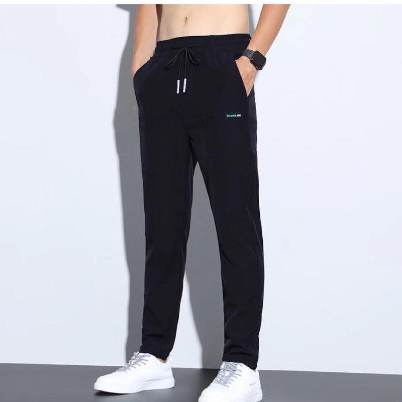 Ice Silk Casual Pants